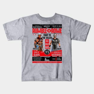 Rumble In Rome Gladiator Poster Kids T-Shirt